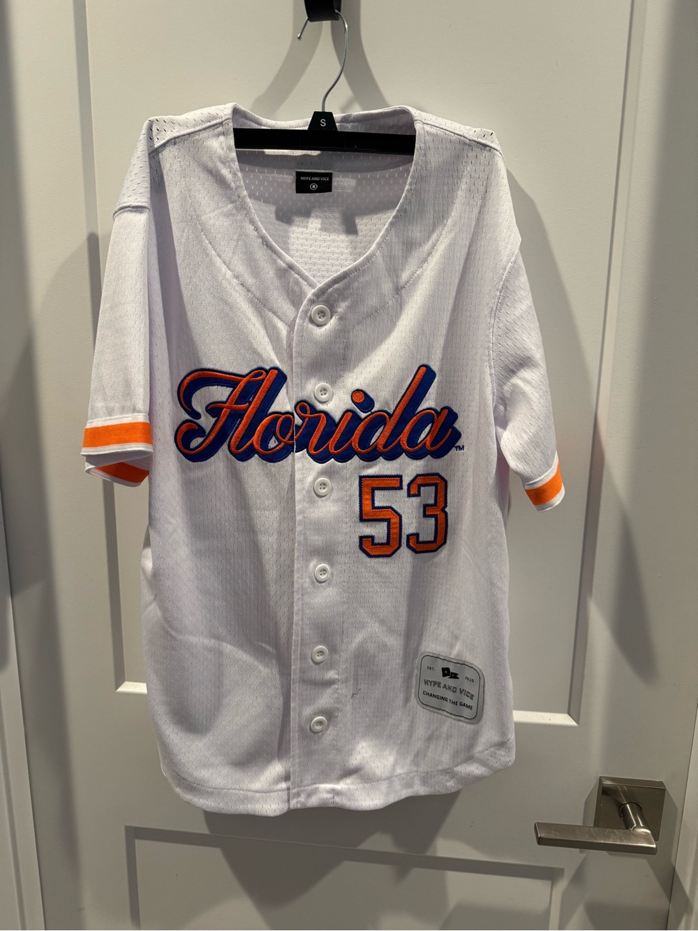 Florida Gators Baseball Jersey with Orange & Blue Accents
